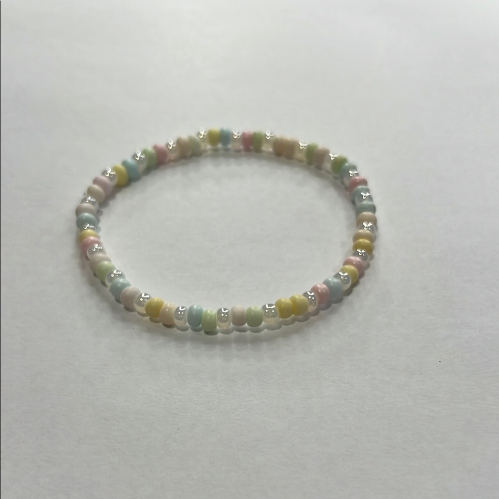 Multicolor Smarties Beaded Bracelet